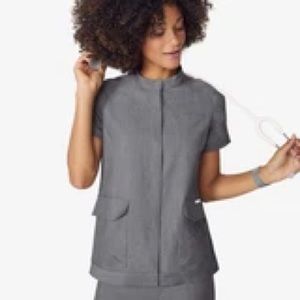 FIGS Rosario Military Scrub Top (Graphite)